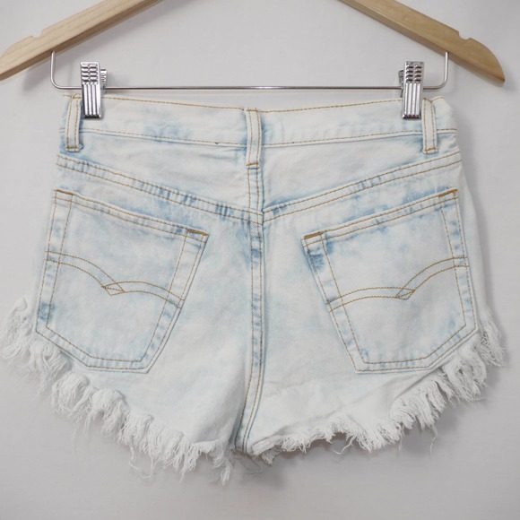 Signature 8 Multicolor Printed Boho High Rise Cut-Off Jean Short Size S - Picture 8 of 11